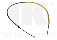 Vajer, parkeringsbroms