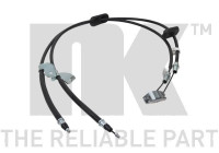 Vajer, parkeringsbroms