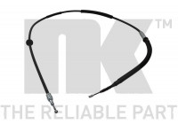 Vajer, parkeringsbroms