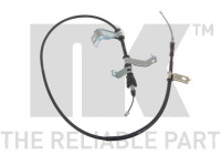 Vajer, parkeringsbroms