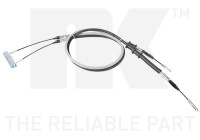 Vajer, parkeringsbroms