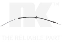 Vajer, parkeringsbroms