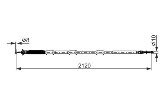 Vajer, parkeringsbroms