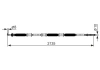 Vajer, parkeringsbroms