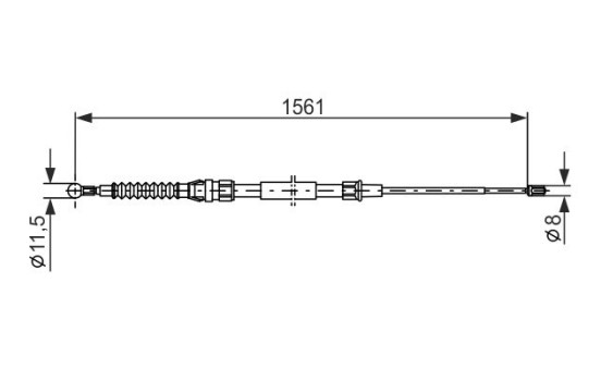 Vajer, parkeringsbroms, bild 5