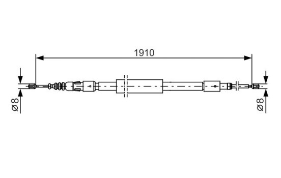 Vajer, parkeringsbroms