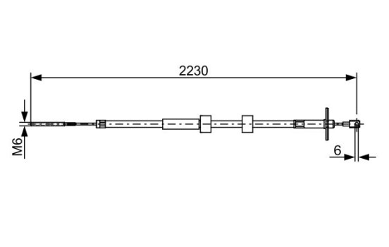 Vajer, parkeringsbroms