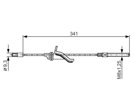 Vajer, parkeringsbroms