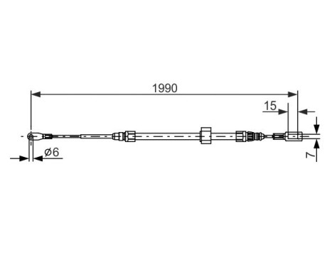 Vajer, parkeringsbroms
