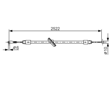 Vajer, parkeringsbroms