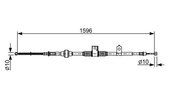 Vajer, parkeringsbroms