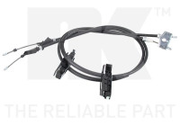 Vajer, parkeringsbroms