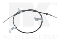 Vajer, parkeringsbroms