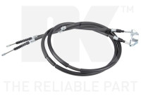 Vajer, parkeringsbroms