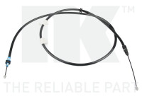 Vajer, parkeringsbroms