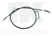 Vajer, parkeringsbroms