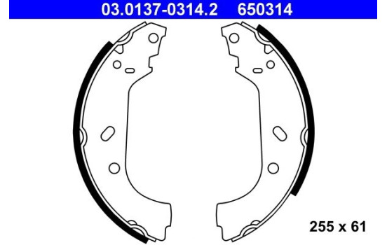 Bromsbackar, sats 03.0137-0314.2 ATE, bild 2