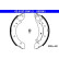 Bromsbackar, sats 03.0137-0341.2 ATE
