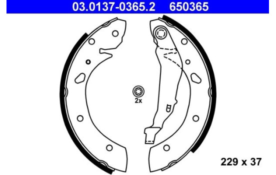 Bromsbackar, sats 03.0137-0365.2 ATE, bild 2