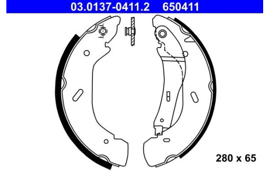 Bromsbackar, sats 03.0137-0411.2 ATE, bild 2
