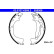 Bromsbackar, sats 03.0137-0508.2 ATE