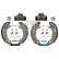 Bromsbackar, sats 37484 FEBI, miniatyr 2