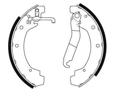 Bromsbackar, sats 8811 ABS