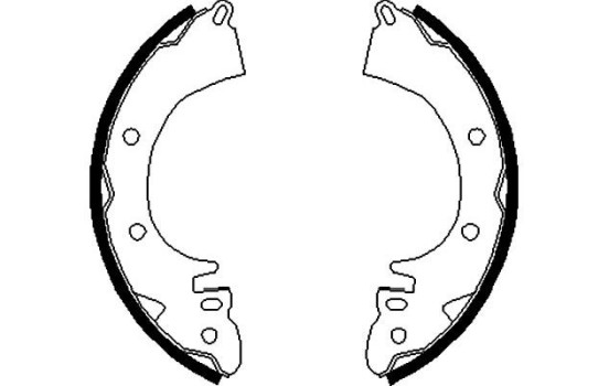 Bromsbackar, sats BS-6401 Kavo parts