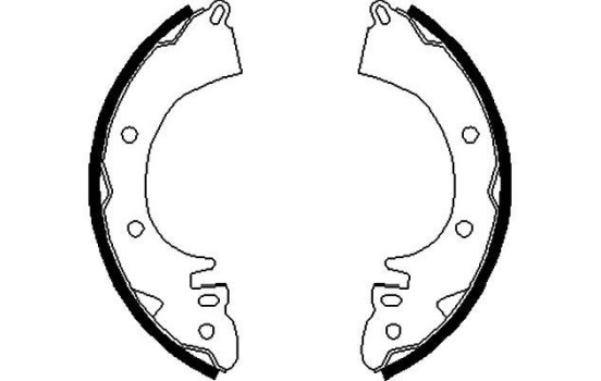 Bromsbackar, sats BS-6401 Kavo parts, bild 2