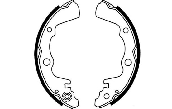 Bromsbackar, sats BS-8402 Kavo parts