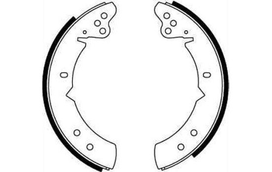 Bromsbackar, sats GS6060 TRW, bild 2
