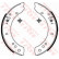 Bromsbackar, sats GS6082 TRW