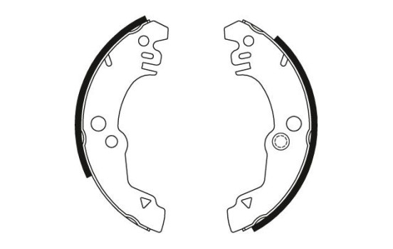 Bromsbackar, sats GS6135 TRW, bild 2