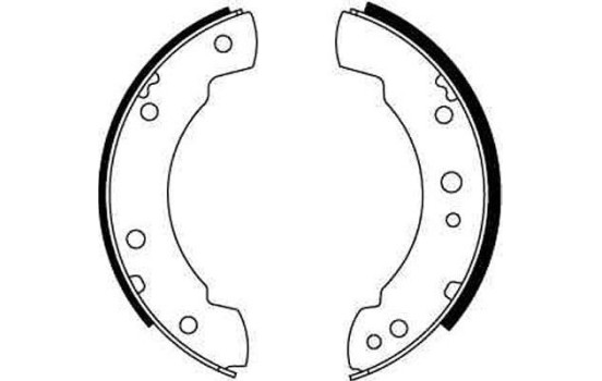 Bromsbackar, sats GS6140 TRW, bild 2