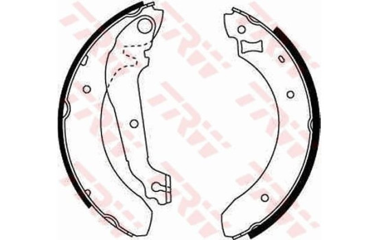 Bromsbackar, sats GS6207 TRW