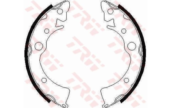 Bromsbackar, sats GS6210 TRW, bild 3