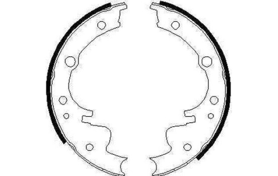 Bromsbackar, sats GS6220 TRW, bild 2