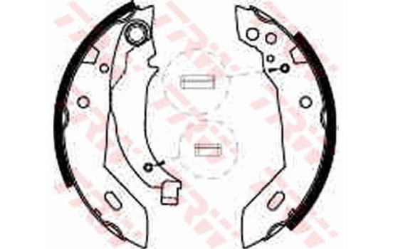 Bromsbackar, sats GS6228 TRW, bild 3