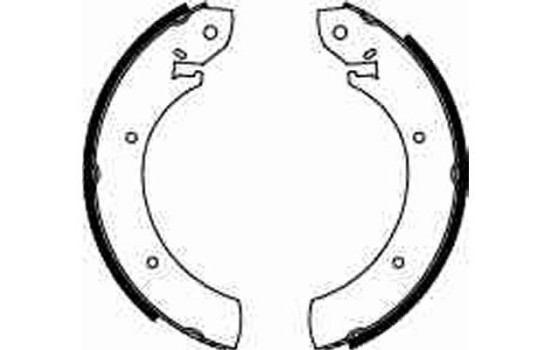 Bromsbackar, sats GS6250 TRW, bild 2