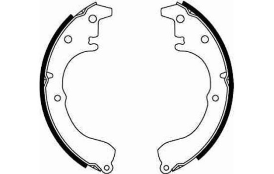 Bromsbackar, sats GS8046 TRW, bild 2