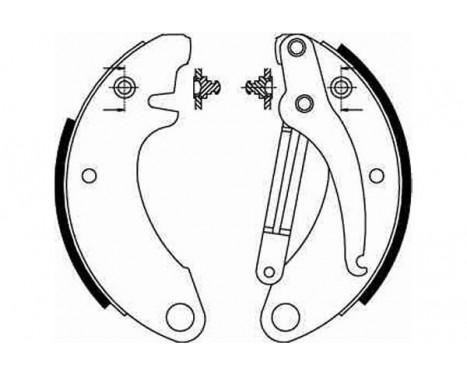 Bromsbackar, sats GS8052 TRW, bild 2