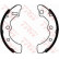 Bromsbackar, sats GS8085 TRW
