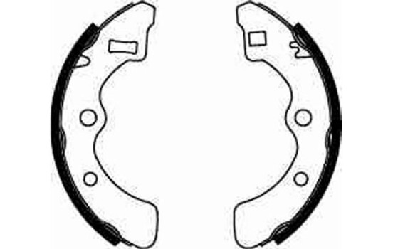 Bromsbackar, sats GS8085 TRW, bild 2