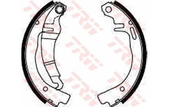 Bromsbackar, sats GS8144 TRW, bild 2