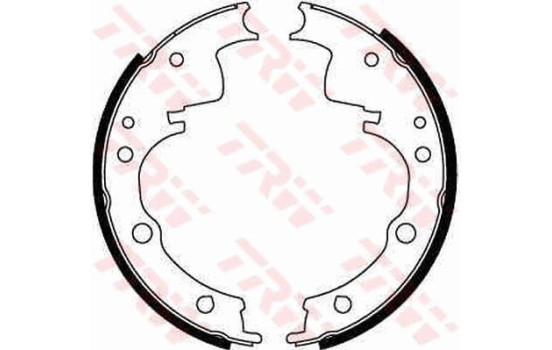 Bromsbackar, sats GS8148 TRW
