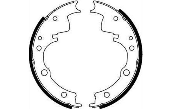 Bromsbackar, sats GS8148 TRW, bild 2