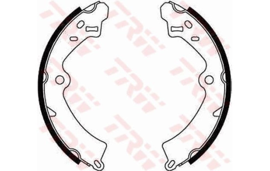 Bromsbackar, sats GS8278 TRW
