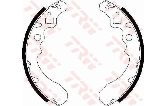 Bromsbackar, sats GS8282 TRW