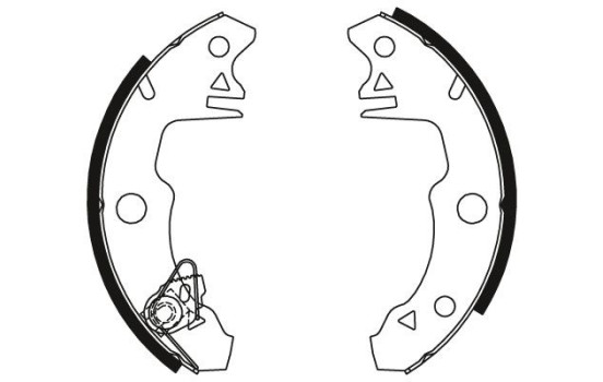 Bromsbackar, sats GS8319 TRW, bild 2
