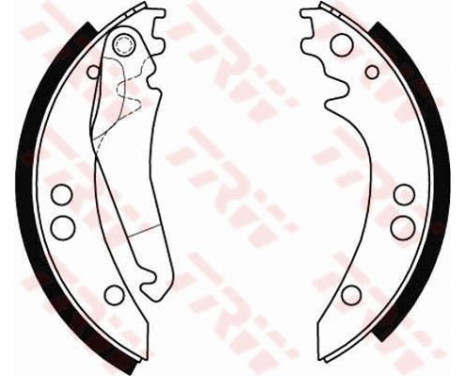 Bromsbackar, sats GS8434 TRW, bild 2